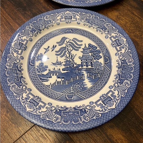 English Ironstone set of 4 dinner plates - Picture 2 of 3